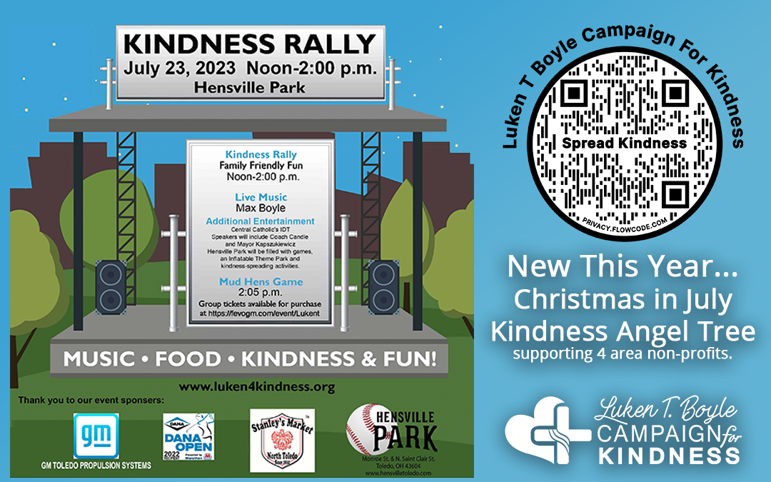 Luken T. Boyle Campaign for Kindness to Host Annual Kindness Rally at Hensville Park