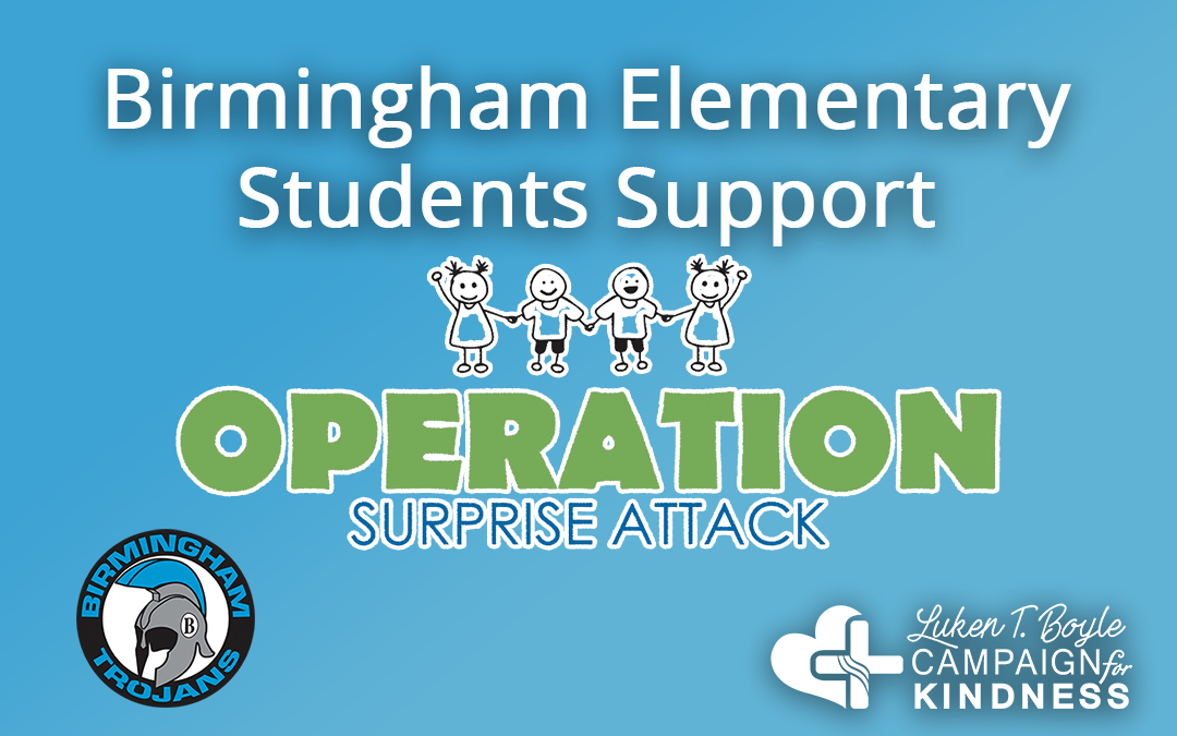 Birmingham Elementary Students Support Operation Surprise Attack